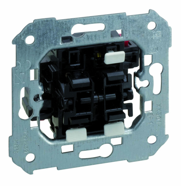 Simon 75 Мех Выключатель проходной + клавишная кнопка, 10А 250В, S82,82N,88 75301-39