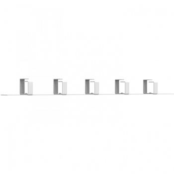 EKF PROxima Astra Кабельный органайзер 1U5 колец ITACO5