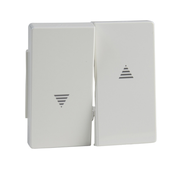 SE Merten Aquadesign Полярно-Бел Клавиша для выключателей рольставней (MTN343419)