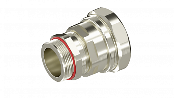 DKC Взрывозащищенный кабельный ввод ANP под небронированный кабель в металлорукаве M16х1,5 D5-10мм, Dn15мм. Никелированная латунь.IP66/68