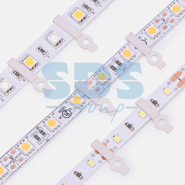 LAMPER Монтажная клипса для светодиодной ленты шириной 8 мм с влагозащитой 144-097