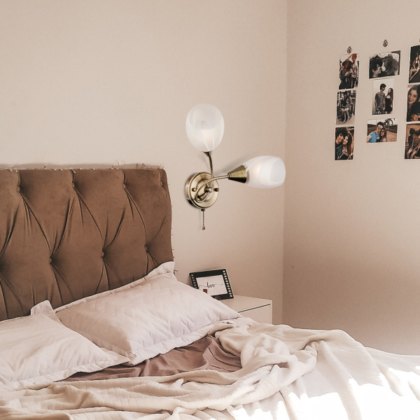 Купить Eurosvet 2275/2 Светильник настенный античная бронза 00000055744