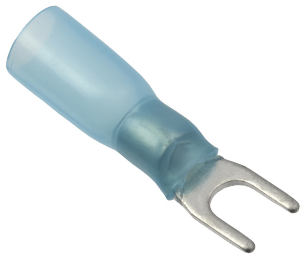 IEK Наконечник НВИ-т 2-4 вилка 1,5-2,5мм (100 шт) UNL12-D25-4-4