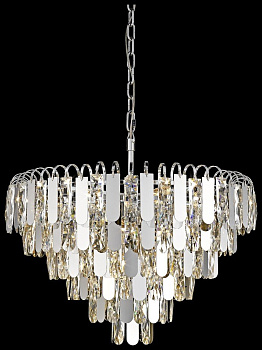 Wertmark WE105.16.103 Люстра подвесная Хром/Хром, Прозрачный E14 16*40W