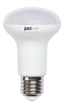 Jazzway Лампа светодиодная (LED) с отражателем d63мм E27 120° 8Вт 220-240В матовая тепло-белая желтая 3000К .1033642