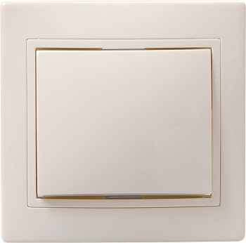 IEK KVARTA ВС10-1-0-Км Выключатель 1кл 10А керам. крем.