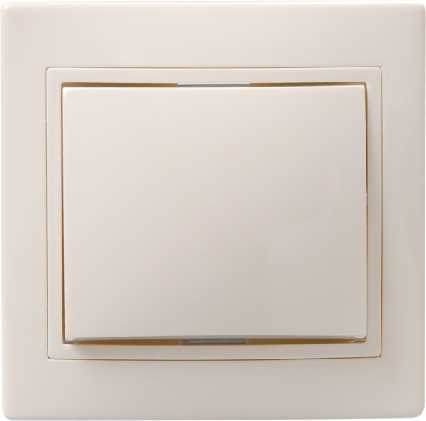 IEK KVARTA ВС10-1-0-Км Выключатель 1кл 10А керам. крем.