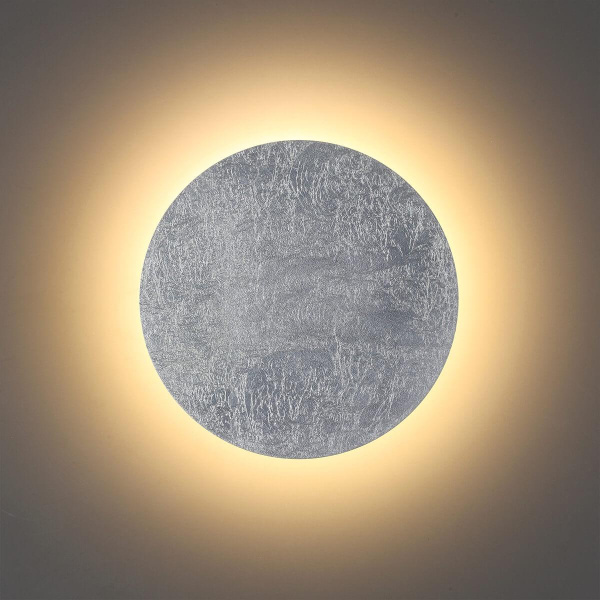 Купить Odeon Light 3562/9WL ODL18 169 серебр фольгирование Настенный светильник IP20 LED 3000K 9W 504Лм 220V LUNARIO