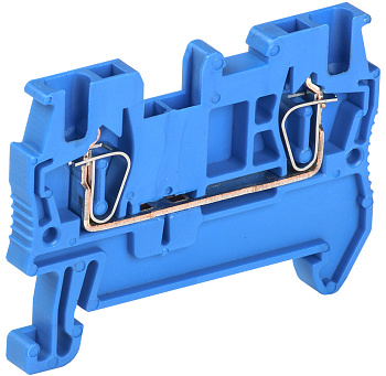 IEK Клемма пружинная КПИ 2в-1,5 17,5А синий
