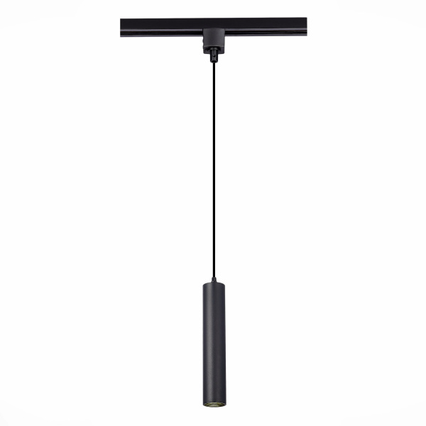 ST LUCE ST151.406.01 Светильник трековый Черный GU10 1*50W  IP20 D54xH290 220V Без ламп