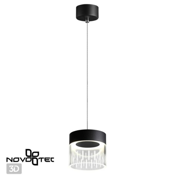 Novotech 359006 OVER NT23 000 черный Светильник накладной светодиодный IP20 LED 4000K 10W 85-265V AURA