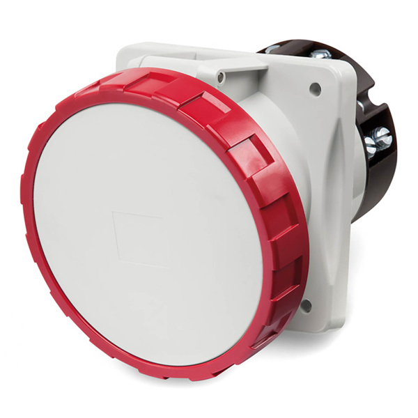 DKC Розетка панельная с наклоном IP67 63A 3P+E+N 400В