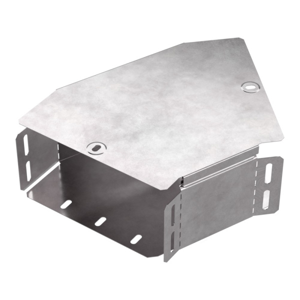 Промрукав Угол горизонтальный 45 градусов с крышкой Стандарт 200х100 PR16.0524