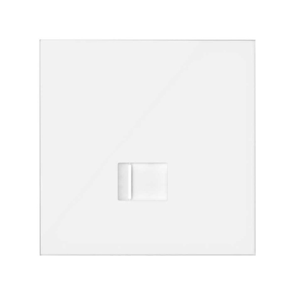 Simon 100 Белый матовый Кит 1 пост, фронт. Накладка на 1 розетку RJ45 10020106-230