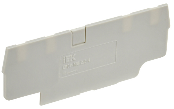 IEK Заглушка для CP-MC 4 вывода 2,5мм2 серая