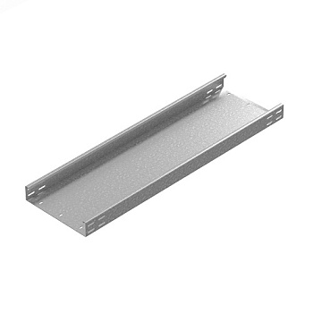 OSTEC Промышленный лоток кабельный неперфорированный 150х60х3000, толщ. 2,0 мм, Сендзимир цинк