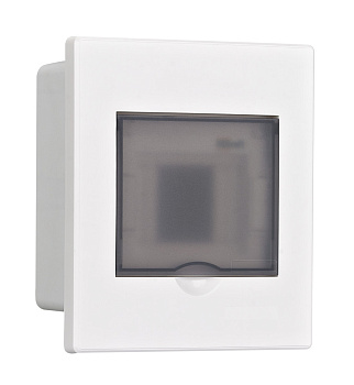 Dekraft Корпус пласт. навесной прозр. дв. 1 ряд 4 мод. IP41 ЩРН-П