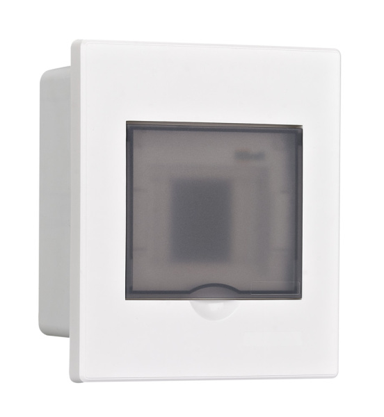 Dekraft Корпус пласт. навесной прозр. дв. 1 ряд 4 мод. IP41 ЩРН-П