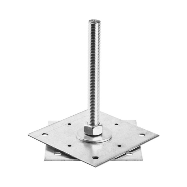 Tech-Krep Анкер регулировочный по высоте М16 Н150мм 50х50х2 мм, оцинк.  - накл. 124428