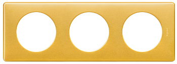 Legrand Celiane Латунь Рамка 3-я (2+2+2 мод) 068793