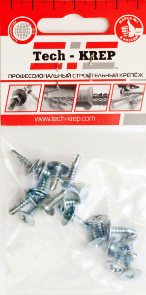 Купить Tech-Krep Саморез ШСММ св. 4,2х13 (18 шт) - пакет 102397