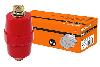 TDM Изолятор SM61 силовой Н61хD50хМ10мм с болтом SQ0807-0051