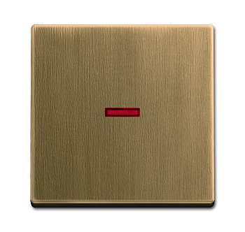 ABB BJE Династия Античная латунь Клавиша 1-ая с красной линзой 2CKA001751A3118
