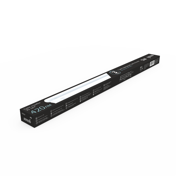 Купить Gauss Светильник TL линейный 5W 420lm 4000K IP20 312х22х37 (к.п. 1м, Коннект2шт, креп 1шт) LED 5 130511205