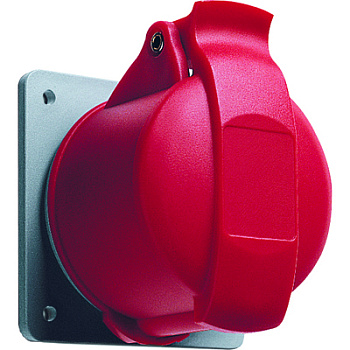 ABB Розетка на панель прямая 32А, 3P+E, 380V, IP44 2CMA193250R1000