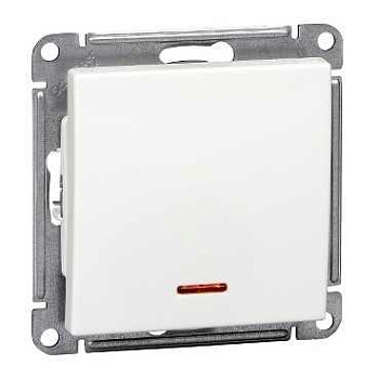 Systeme Electric Wessen 59 Бел Выключатель 1-клавишный 10АХ с подсветкой