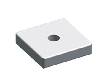 ABB Гайка квадратная М4 20х20х4мм (упак=10шт) ZX227P10