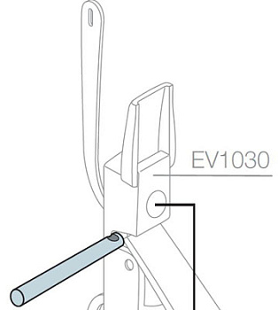 ABB Ручка для шкафов IS2 EV1030