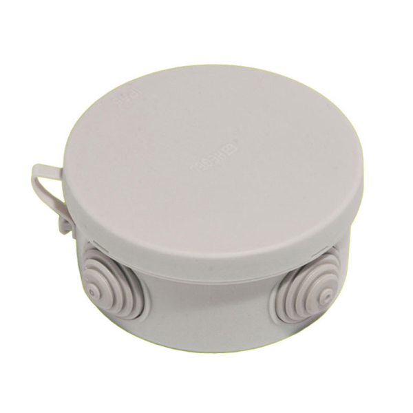 Hegel Коробка разветвительная д/откр монтажа с 4 мембранными вводами, внутр разм 85x40 мм, круг, IP55 КР2602-И