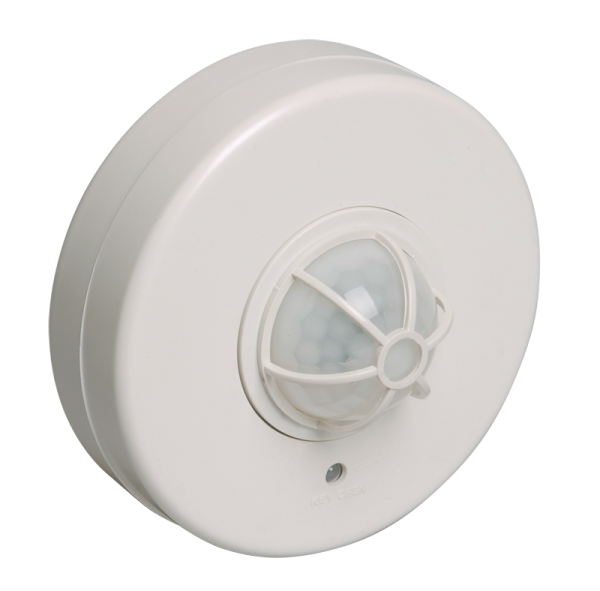 Купить IEK Датчик движения ДД 024 белый, макс. нагрузка 1100Вт, угол обзора 120-360гра, дальность 6м, IP33