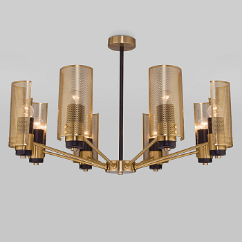 Eurosvet Люстра в стиле лофт 70139/8 латунь a057941
