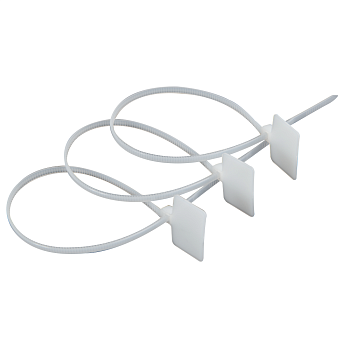 КЭАЗ Хомут с площадкой OptiKit CT-M-N-3,0х200-белый(100шт)