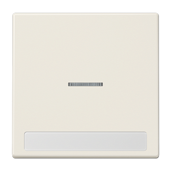 JUNG Клавиша для  выключателя с подсветкой и полем для надписи слоновая кость LS990NAKO5