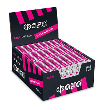 ФАZA LR03 (алкалин. эл. питания) LR03 Super Alkaline S-4 (DISPLAY) .2854674