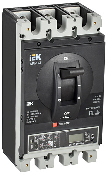 IEK ARMAT Автоматический выключатель в литом корпусе 3P I 100кА 630А эл. пр.