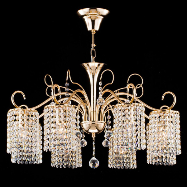 Купить Freya Crystal Leona Золото Люстра E14 40W FR1127-PL-08-G