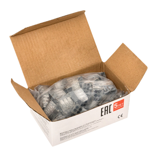 Купить EKF PROxima Строительно-монтажная клемма СМК 773-106 6 отверстий 1,0-2,5мм2 (50шт.)