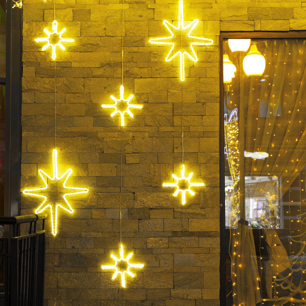 Купить Arlight Фигура ARD-SNOWFLAKE-M7-450x375-126LED Warm (230V, 7.5W) (Ardecoled, IP65) 025315