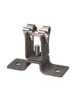 TDM Держатель для гор. и верт. поверхностей, стал. фикс. для прута Ø8 мм, выс. со шпилькой 100 мм SQ2402-3222