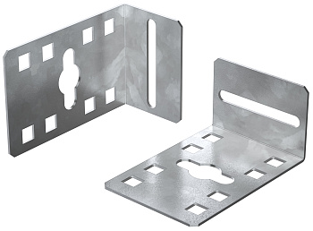 IEK ITK Кронштейн крепл. между профилем и дверью 2шт/компл LN00-KRVP-A