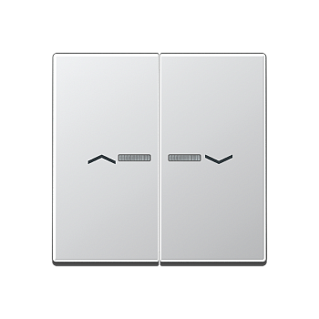 JUNG Клавиши для сдвоенной кнопки BCU, алюминий A595KO5PAL