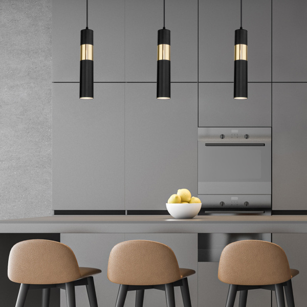 Купить Eurosvet Подвесной светильник 50097/1 черный/золото a057861