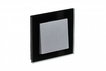 Systeme Electric AtlasDesign Nature Стекло черный Рамка 1-ая