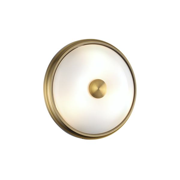 Купить Odeon Light 4956/2 WALLI ODL22 511 античн.бронза/металл/белый/стекло Настенно-потолочн.светильн. E14 2*40W PELOW