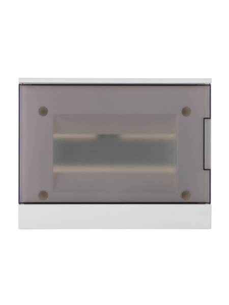 Купить ABB Basic E Бокс в нишу 8М серая прозрачная дверь (c клеммами) 1SZR004002A1203