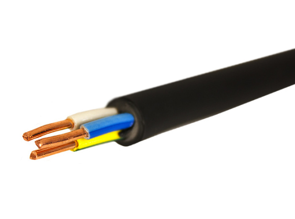 Купить Кабель силовой медь ВВГнг(А)-LS 3x6мм² черный ГОСТ ВВГнг(А)-LS 3*6 ок-0,66